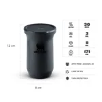 Mate Térmico Terere 200 ml - Negro - Imagen 3