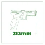 Pistola Co2 FULL METAL BLOWBACK Bersa X9 - Imagen 4