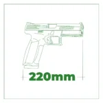 Pistola Dan Wesson Full Metal Bb 4.5mm - Imagen 4
