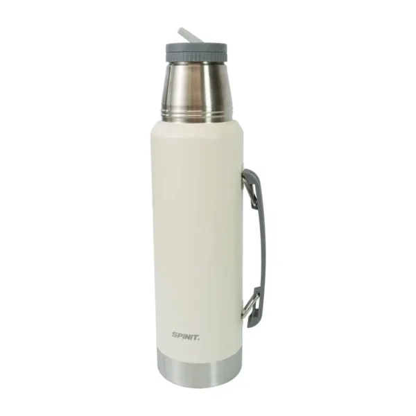 Kit Set Matero Spinit Termo 1.2l Acero + Mate + Bombilla - Marfil - Imagen 3