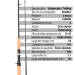 Equipo Pesca Dorado Surubi Spinit Caña Parana XR 2,1m + Reel Crusaider Izquierdo - Imagen 4
