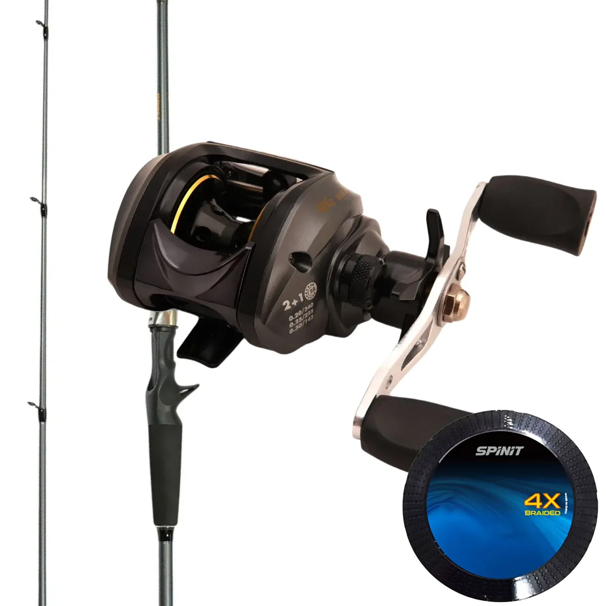 505007-01 Equipo Pesca Dorado Spinit RXC Caña 2,1m + Reel 203 Derecho - Imagen 1