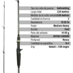 Equipo Pesca Dorado Spinit RXC Caña 2,1m + Reel 203 Izquierdo - Imagen 4