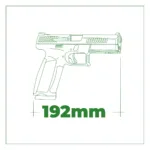 Pistola Co2 Bersa Thunder 9 Pro 6mm Balines - Imagen 5