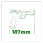Pistola Aire comprimido STEYR M9 A1 6mm - Imagen 5