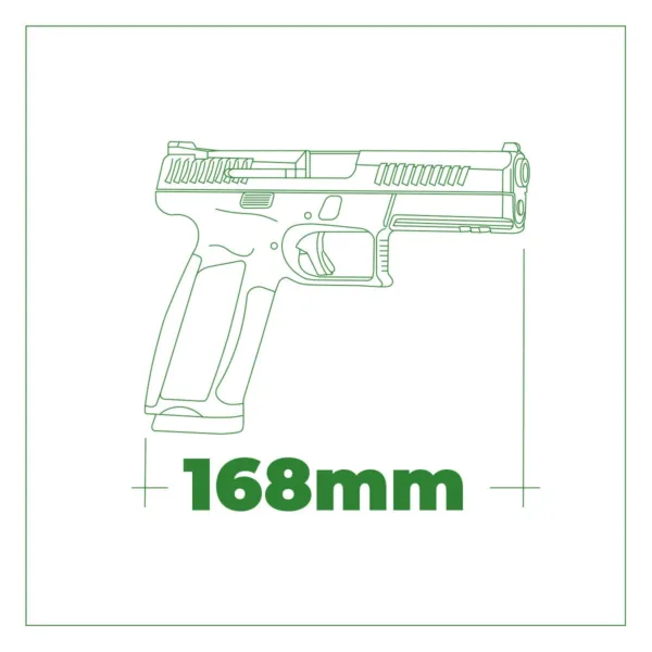 Pistola Co2 Bersa Bp9cc Gbb 4.5mm sistema blowback - Imagen 5
