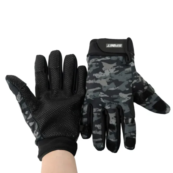 Guantes camuflados de Caza Pesca Moto - Imagen 7