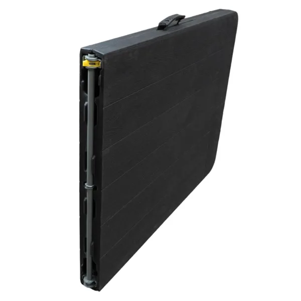 Mesa plegable para exterior símil madera/símil ratán - Símil madera - Imagen 6