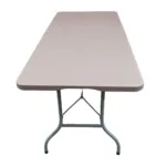 Mesa plegable para exterior símil madera/símil ratán - Símil ratán - Imagen 2