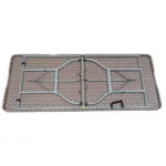 Mesa plegable para exterior símil madera/símil ratán - Símil ratán - Imagen 4