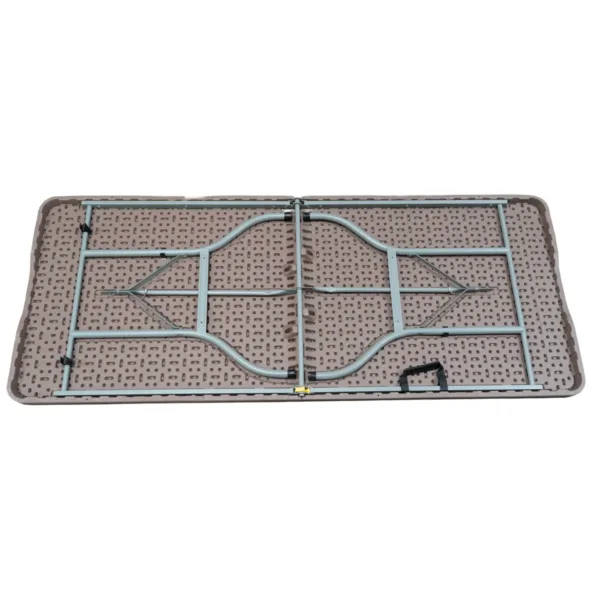 Mesa plegable para exterior símil madera/símil ratán - Símil ratán - Imagen 4