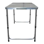 Mesa plegable para exterior estructura de aluminio y acero - Plateado - Imagen 4