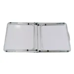 Mesa plegable para exterior estructura de aluminio y acero - Plateado - Imagen 2