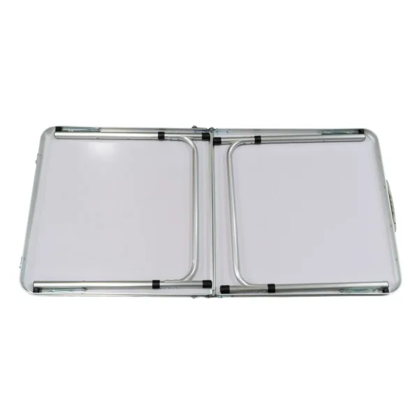 Mesa plegable para exterior estructura de aluminio y acero - Plateado - Imagen 2