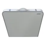 Set mesa plegable con 2 bancos de aluminio - Imagen 6