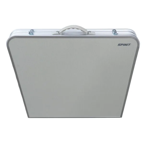 Set mesa plegable con 2 bancos de aluminio - Imagen 6