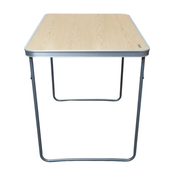 Mesa plegable liviana de Acero y Madera para camping - Imagen 3