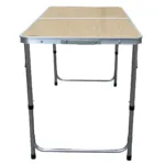 Mesa plegable de aluminio alto regulable camping 90x60x40-70 cm - Imagen 3