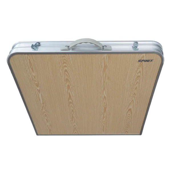 Mesa plegable de aluminio alto regulable camping 90x60x40 cm - Imagen 5