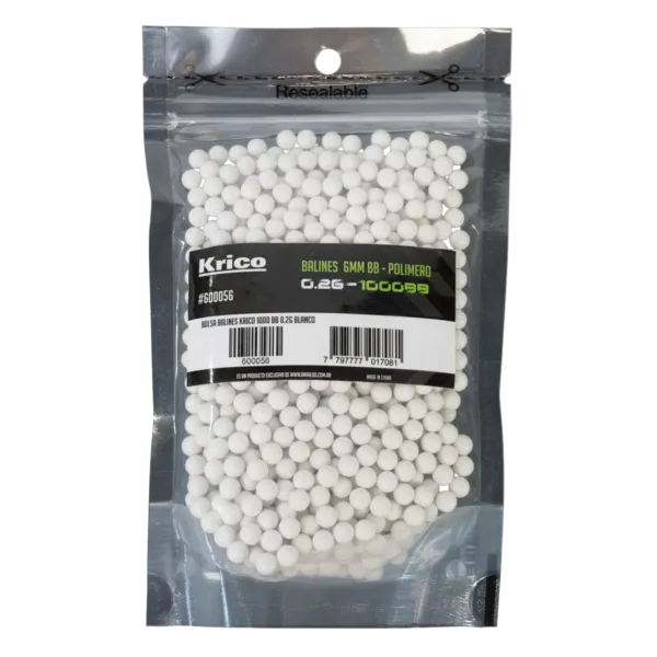 Bolsa balines 1000 bb 0.2g blanco - Imagen 2