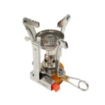 Anafe Portátil Plegable Vulcan Mini Acero Inoxidable Camping - Imagen 3