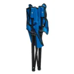 Sillón plegable tipo director azul - Imagen 3