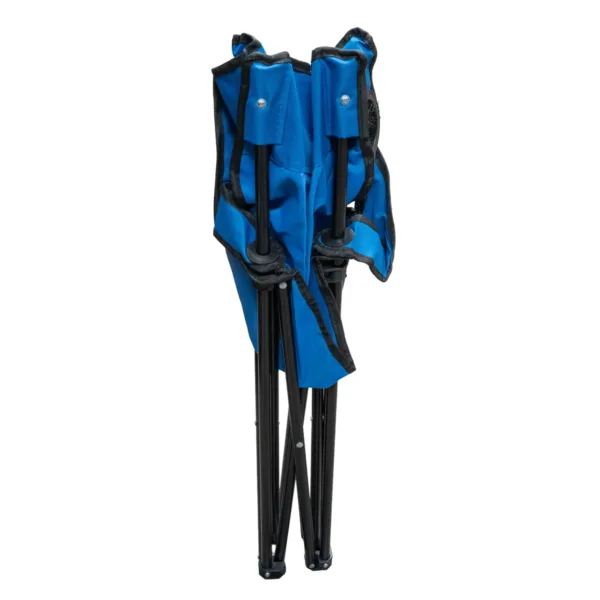 Sillón plegable tipo director azul - Imagen 3