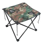 Set mesa y sillas pleglables para camping camuflado - Imagen 5