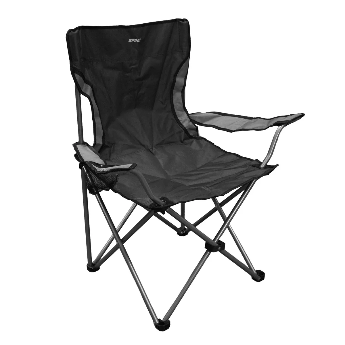 600084-SILLON-SPINIT-DIRECTOR-100-NEGRO-02 Sillón Director 100 plegable Para camping, pesca y playa - Negro - Imagen 1