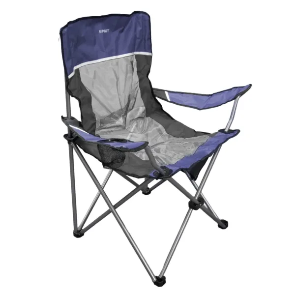 600085-SILLON-SPINIT-DIRECTOR-120-NYLON-MESH-AZUL-01 Sillón director plegable 120 con Bolsillo lateral - Imagen 1