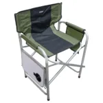 Sillón director plegable de aluminio con bandeja y posavasos - Imagen 3