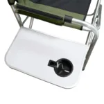 Sillón director plegable de aluminio con bandeja y posavasos - Imagen 4