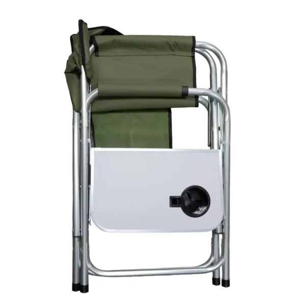 Sillón director plegable de aluminio con bandeja y posavasos - Imagen 6