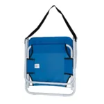 Silla reposera baja de acero plegable con correa para transportar - Imagen 3