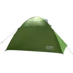Carpa Camper 4 personas resistente al agua con doble capa y piso reforzado - Verde - Imagen 9