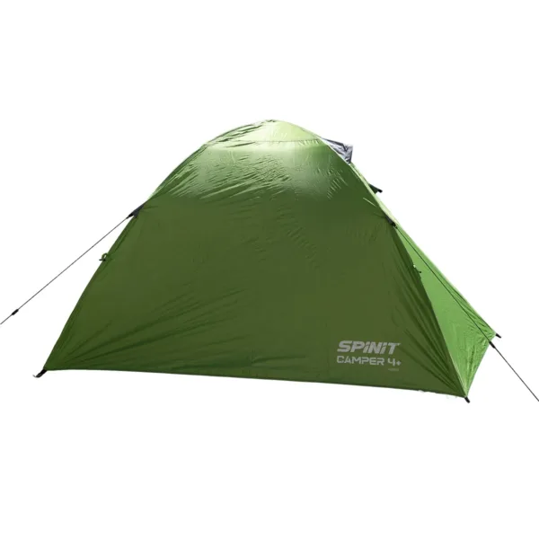Carpa Camper 4 personas resistente al agua con doble capa y piso reforzado - Verde - Imagen 9