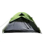 Carpa Camper 4 personas resistente al agua con doble capa y piso reforzado - Verde - Imagen 10