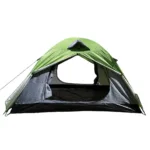 Carpa Camper 4 personas resistente al agua con doble capa y piso reforzado - Verde - Imagen 2