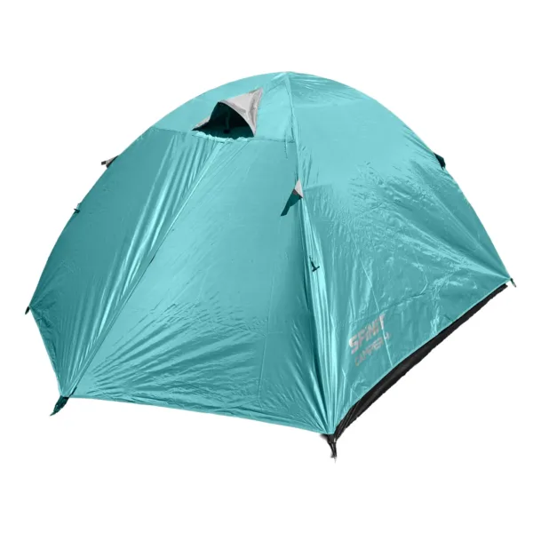 Carpa Camper 4 personas resistente al agua con doble capa y piso reforzado - Azul - Imagen 6