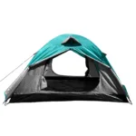 Carpa Camper 4 personas resistente al agua con doble capa y piso reforzado - Azul - Imagen 2