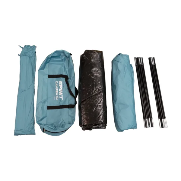 Carpa Camper 6 personas impermeable con doble techo y piso reforzado para camping - Imagen 9