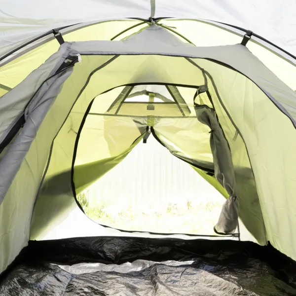 Carpa Traful 4 personas impermeable con ábside frontal y doble entrada para camping - Imagen 9