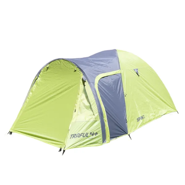 Carpa Traful 4 personas impermeable con ábside frontal y doble entrada para camping - Imagen 3