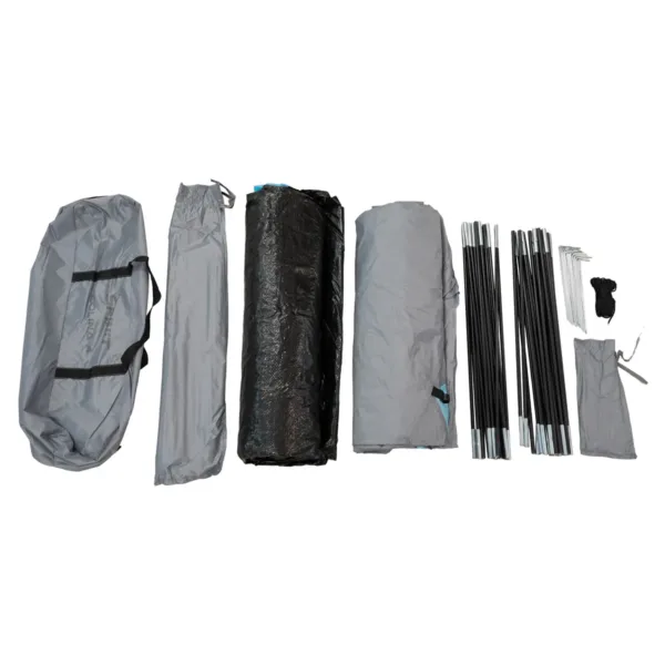 Carpa Colina 4 personas impermeable con estructura reforzada - Imagen 9