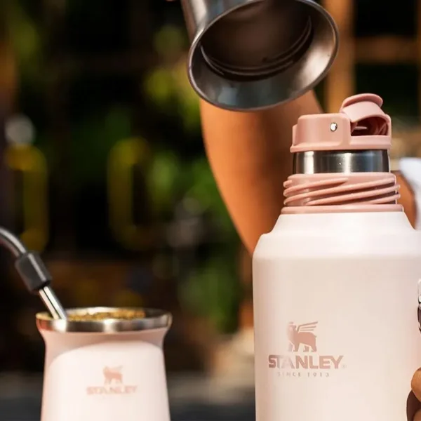 TERMO STANLEY MATE SYSTEM 800ML ROSE QUARTZ - Imagen 2