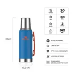 TERMO STANLEY MATE SYSTEM 1.2L AZURE - Imagen 3