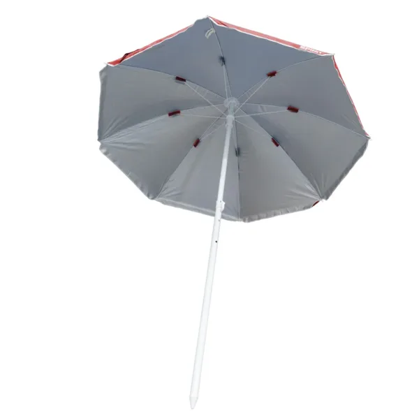 Sombrilla de playa UV 50+ 2 m Rojo - Imagen 2