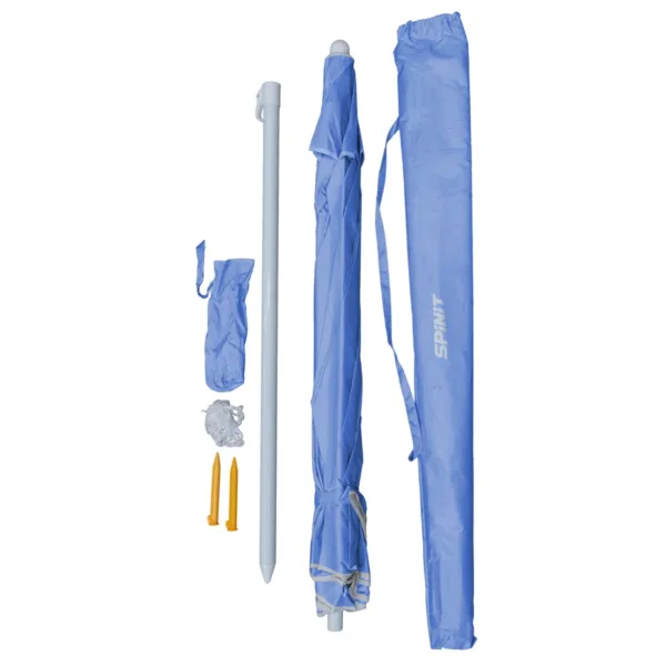 Sombrilla con salida de aire 2 m Azul - Imagen 5