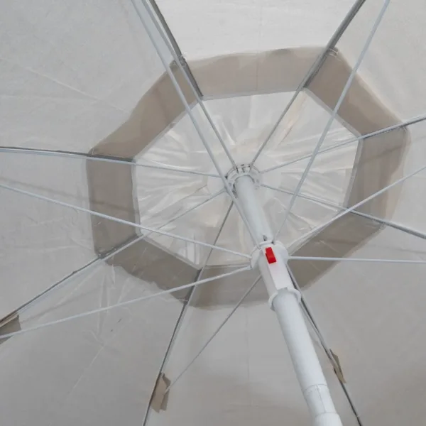 Sombrilla con salida de aire y tornillo de arena 2.4 m - Imagen 3