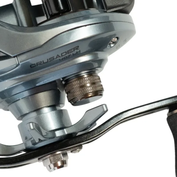 Reel Rotativo Crusader 407 LH Bajo Perfil Trolling 16kg 6+1 Rulemanes - Imagen 6